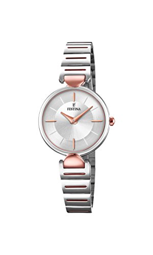 【中古】【未使用・未開封品】Festina F20320/2 レディースアナログクォーツ腕時計 ステンレススチールストラップ