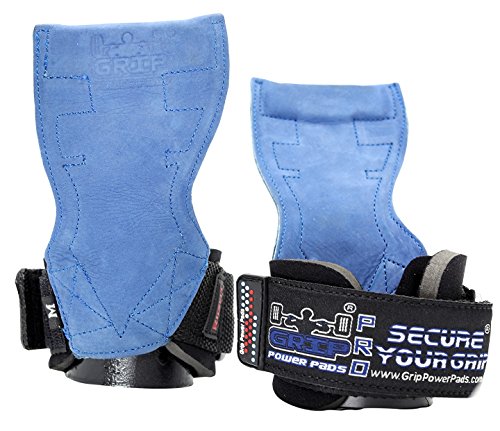 【中古】【未当て嵌める・未開封品】Lifting手持ち部分 プロウェイトグローブ 力強さ引っかかり デッド昇降機の代わりの人品 自然調整能力のあるなネオプレンパッド入り口・入口栗鼠落とし穴 (ブルーヌバックレザー