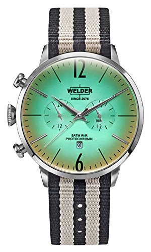 【中古】【未当て嵌める・未開封品】溶接機MoodyストーンリバーシブルナイロンDual Time Watch with Date 45?粍 その他-靴