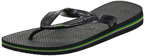【中古】【未当て嵌める・未開封品】Havaianas Slim Brazil Sandal Black bra 41/42 ビーチサンダル-サンダル