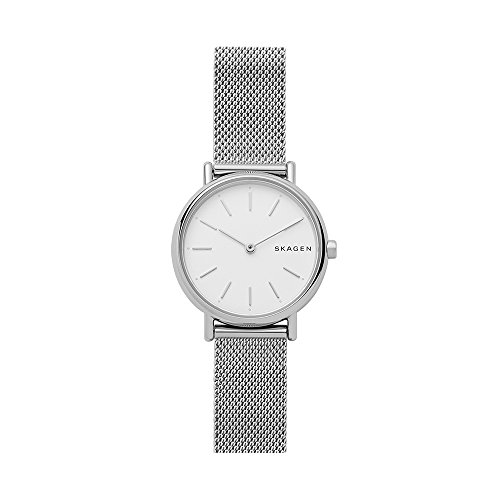 【中古】【未当て嵌める・未開封品】Skagen Signatur 2針 ステンレス鋼スチール写真 30粍 ミニマリストウォッチ One Size しろがね色/しろがね色。 その他-靴