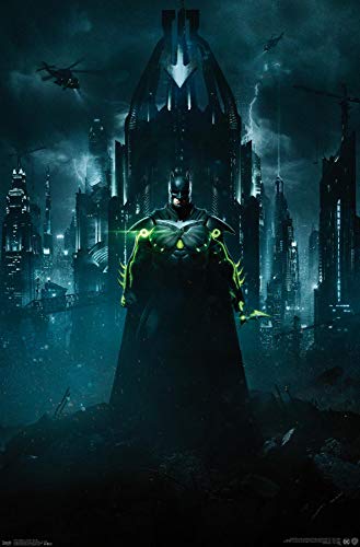 【中古】【未使用・未開封品】Trends International DCコミックス ビデオゲーム-Injustice: Gods Among US 2-バットマン キーアート ウォールポスター 22.4インチ x 34インチ
