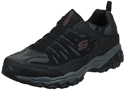 【中古】【未使用・未開封品】Skechers Sport Men's Afterburn Extra Wide Fit Wonted Loafer,black/charcoal,7.5 4E US|AJIMURA-SHOP
