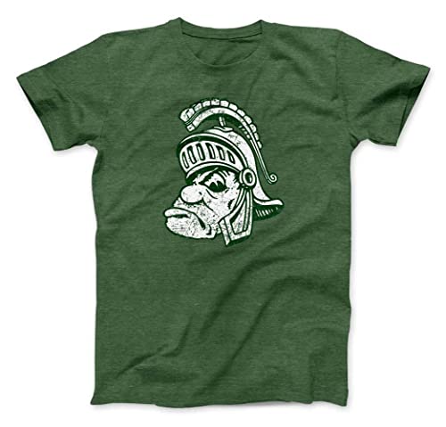 【中古】【未当て嵌める・未開封品】グリーンレトロMichigan State University Spartans Gruff Sparty Ultraホンブルグ帽プルオーバー