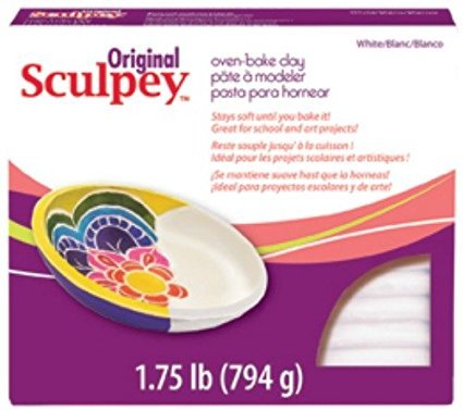 【中古】【未使用・未開封品】Polyform Sculpey オリジナル ポリマー粘土 1.7ポンド ホワイト (2個パック)｜AJIMURA-SHOP