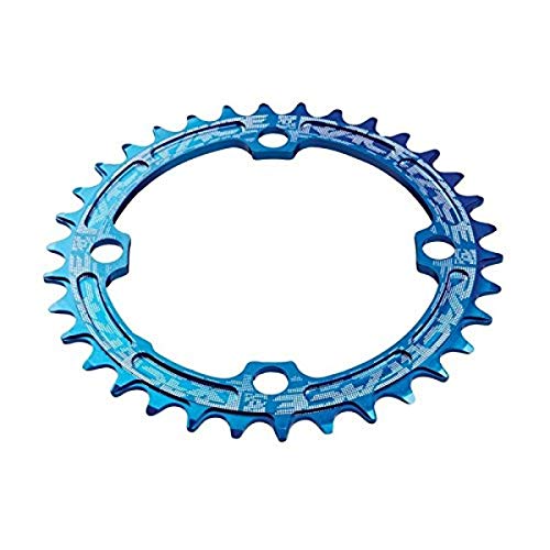 【中古】【未当て嵌める・未開封品】RACE FACE(スピード競技人間の顔) Narrow Wide 104?粍 BCD Chainring、9???12sp BLUE RNW104X30BLU_Bleu