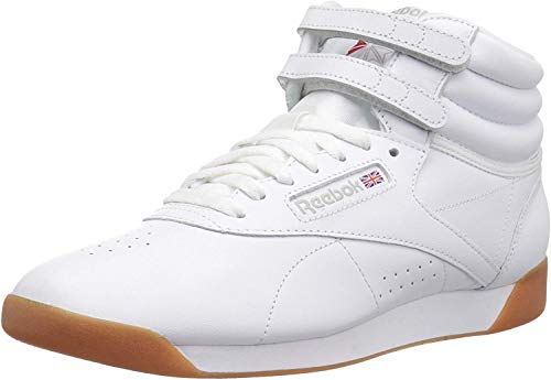 【中古】【未使用・未開封品】Reebok レディース Freestyle Hi, ホワイト/ガム, 24.5