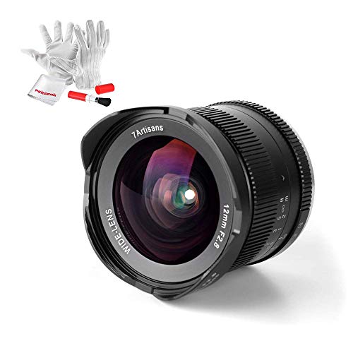 【中古】【未使用・未開封品】7職人12?mm f2?. 8超広角レンズfor Fuji Fujifilm Xマウントミラーレスカメラ???手動フォーカスプライム固定レンズ