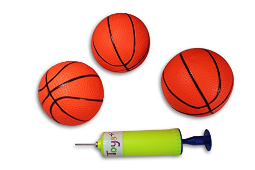 【中古】【未使用・未開封品】幼児/子供用交換用バスケットボールボール3パック。Includesポンプと針( 5インチボール)｜AJIMURA-SHOP