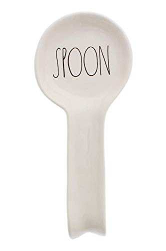 【中古】【未使用・未開封品】Magenta SPOONの希少なRae Dunn 大きな文字のスプーンレスト10.5インチ、正しい方向に向かってスプーン。
