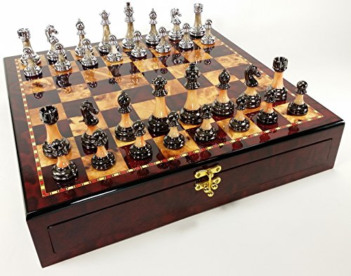 【中古】【未使用・未開封品】Stauntonクローム&ブラックチェスメンズセットW 17?\