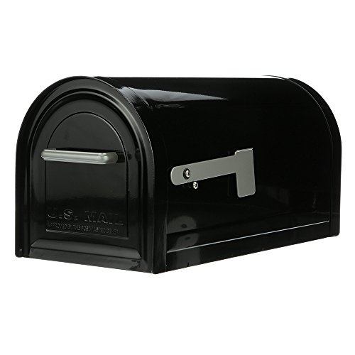 【中古】【未使用・未開封品】Reliant Large, Locking, Post-Mount Mailbox, Black Steel -MB981B01｜AJIMURA-SHOP