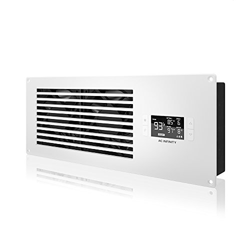 【中古】【未使用・未開封品】AC Infinity AIRFRAME T7 ホワイト 高気流冷却ファンシステム 16インチ 排気気流 AV機器部屋 クローゼット エンクロージャ用