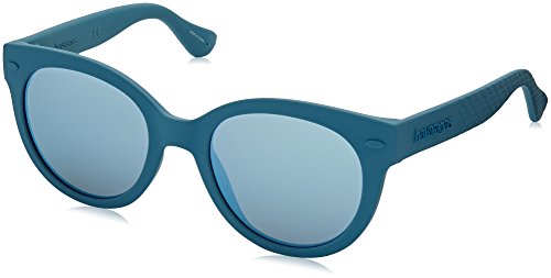 【中古】【未当て嵌める・未開封品】Havaianas レディース Noronha ラウンド黒眼鏡 US 大きさ: 47 粍 色つや: 青み