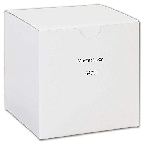 【中古】【未当て嵌める・未開封品】Master Lock 647D 1-1/4in 黒いこと 積貨委託貨物鍵を掛ける