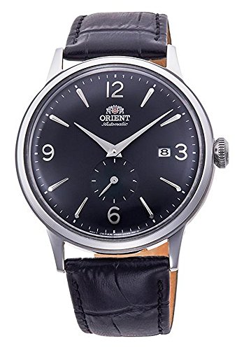 【中古】【未当て嵌める・未開封品】Orient Bambino 力学的 古典派音楽 ヴィンテージ スモール 控え選手秒 黒いこと AP0005B
