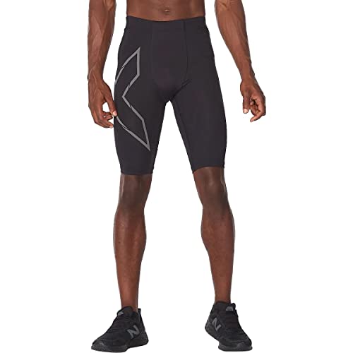 【中古】【未当て嵌める・未開封品】2XU MCS RUN COMPRESSION TIGHTS - G3 駈けっくら コンプレッションタイツ 黒いこと/黒いことRF(BLK/BRF) XL