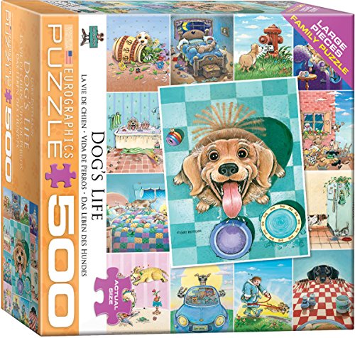 【中古】【未使用・未開封品】Eurographics Dog's Life By Gary Patterson 500-piece Puzzle Jigsaw (500 Piece)