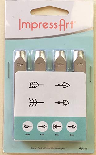 【中古】【未使用・未開封品】ImpressArt 矢印メタルスタンプパック
