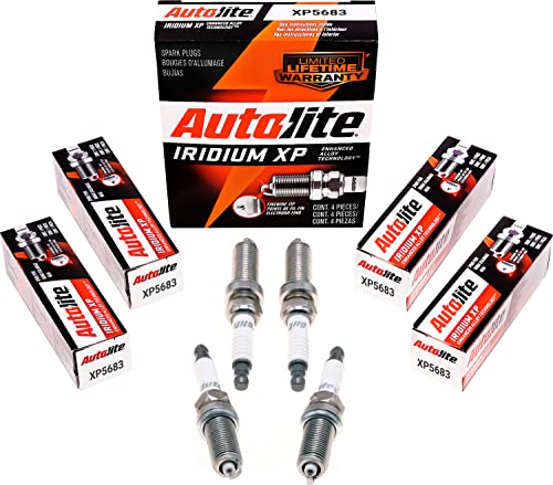 【中古】【未当て嵌める・未開封品】Autolite XP5683-4PK イリジウム XP ぴかぴか光る繋ぎ 4個風呂敷き包み