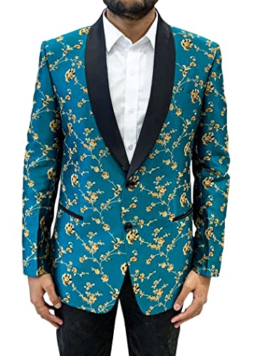 【中古】【未当て嵌める・未開封品】INMONARCH BLAZER メンズ US 大きさ: 36 Long 色つや: 青碧