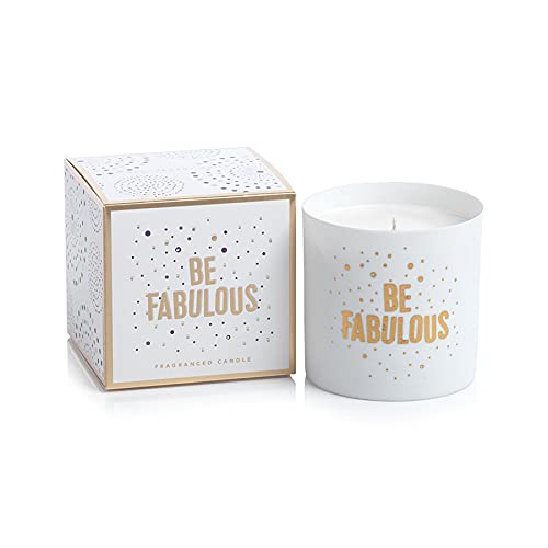 【中古】【未使用・未開封品】Zodax Apothecary Guild 磁器の香り付きキャンドルジャー 3.5インチ x 3.5インチ"Be Fabulous" Fig Vetiver 40時間燃焼|AJIMURA-SHOP