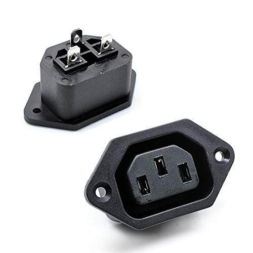【中古】【未使用・未開封品】willwin 10個入りAC 250?V 10?A IEC 320?C13パネルマウントコネクタソケット