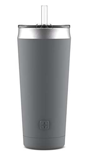 【中古】【未当て嵌める・未開封品】(Grey) - Ello Beacon 590ml Vacuum Insulated Stainless Steel Tumbler