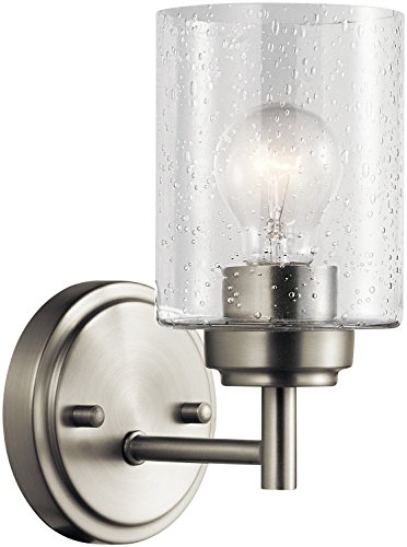 【中古】【未当て嵌める・未開封品】Kichler Lighting 45910NI 壱点火装置壁据え置き用キャンドルスティック ウィンスローコレクション 無光沢Ｎｉ