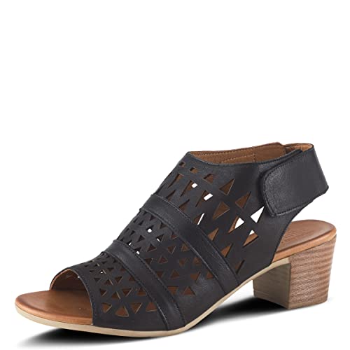 【中古】【未使用・未開封品】Spring Step Women's Style Dorotha Black EURO Size 39 Leather Sandal