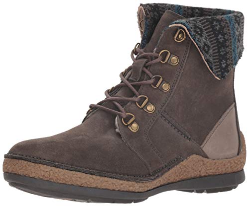 【中古】【未使用・未開封品】[Propet] Women's Dayna Slate Grey High-Top Leather Boot - 7W