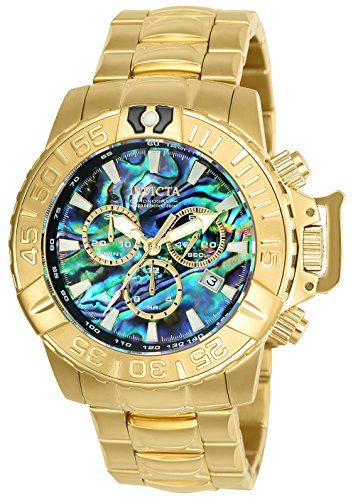 【中古】【未当て嵌める・未開封品】Invicta Men\u0027s 25098 Subaqua Quartz Chronograph Blue, Green Dial Watch