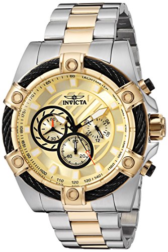 【中古】【未当て嵌める・未開封品】Invicta Men\u0027s Bolt 25518 Silver Stainless-Steel Japanese Chronograph Fashion Watch