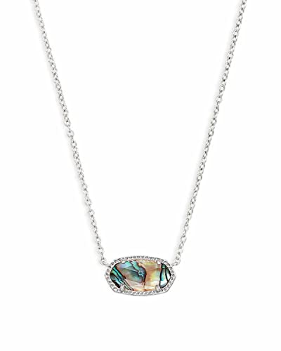 【中古】【未使用・未開封品】Kendra ScottレディースElisaペンダントネックレスロジウム/Abalone Shell Oneサイズ｜AJIMURA-SHOP