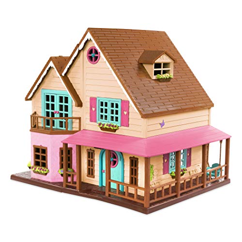 【中古】【未使用・未開封品】Lil' Woodzeez ハニーサックルヒルサイドコテージ。