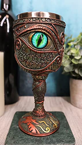 【中古】【未使用・未開封品】Ebros 魔法使いの錬金術 ドラゴンの眼 ワインゴブレット 聖杯 容量7オンス 樹脂製 ステンレススチール製ライナー付き｜AJIMURA-SHOP 14,004円