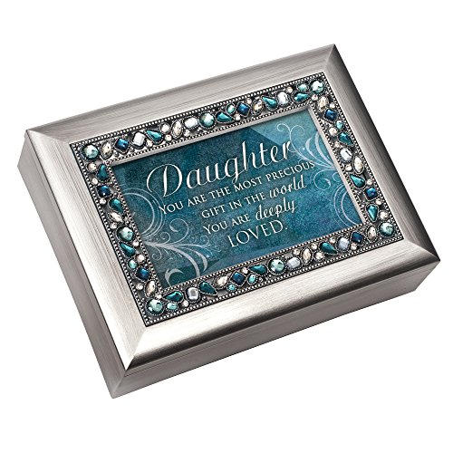 【中古】【未使用・未開封品】娘を深く愛されたシルバートーンJeweled音楽ボックスPlays You Light Up My Life｜AJIMURA-SHOP