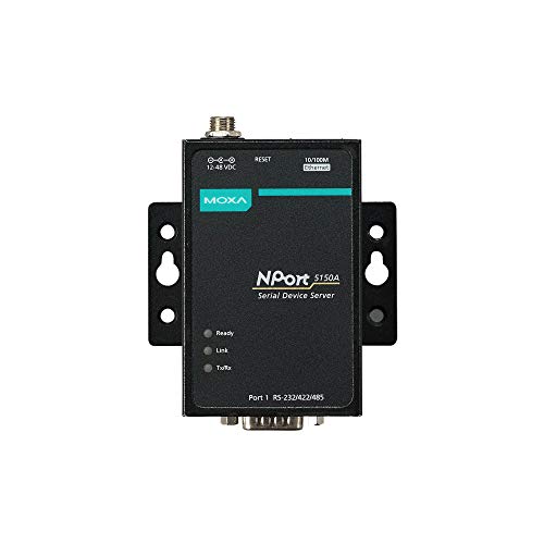 【中古】【未使用・未開封品】MOXA NPort 5150A - 1 Port RS-232/422/485 Serial Device Server, 0 to 60°C Operating Temperature