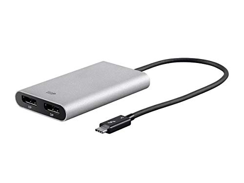 【中古】【未使用・未開封品】Monoprice Thunderbolt 3 デュアルディスプレイポート出力アダプター 4K @ 60Hz｜AJIMURA-SHOP