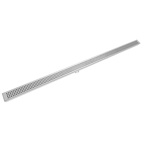【中古】【未使用・未開封品】Bronstarz 48インチ リニアシャワードレイン Quadratoパターングレートつや消し304ステンレススチール 長方形シャワー床排水管 CUPC認定 バスル｜AJIMURA-SHOP