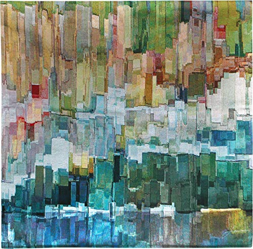 【中古】【未当て嵌める・未開封品】Glacier Bay III 31?\" Square abstract-modern壁アラス"