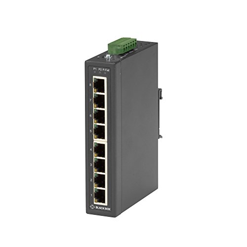 【中古】【未使用・未開封品】Black Box EXTR Switch - (8) 10/100-Mbps RJ45, 12-48V DC-Power｜AJIMURA-SHOP