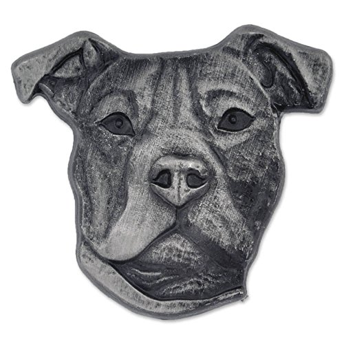 【中古】【未当て嵌める・未開封品】Pinmartのしろがね色3d Pittbull Dog Breed Dog Loverラペルいの一番 5 しろがね色