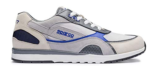 【中古】【未当て嵌める・未開封品】SPARCO (スパルコ) ドライビングシューズ SH-17 大きさ 43 色つや GREY/BLUE 00126243SIAZ