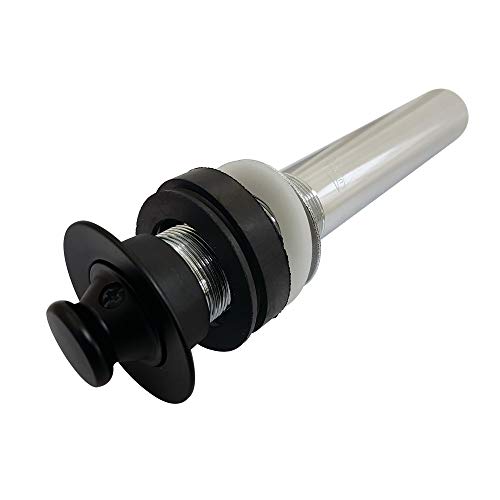 【中古】【未使用・未開封品】Kingston Brass EV3000MB トリム オーバーフローホールなしケープリフトとターン シンク ドレイン、長さ8-15/16インチ、マットブラック