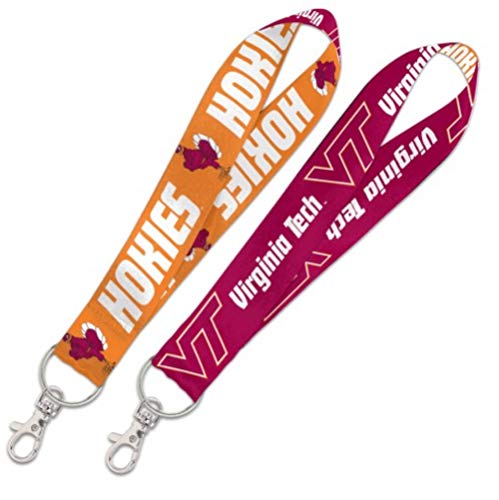 【中古】【未使用・未開封品】大学NCAA Virginia Tech Hokies 1?"インチLanyardキーストラップ、メタルリング|AJIMURA-SHOP
