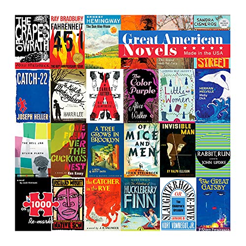 【中古】【未使用・未開封品】Re-marks Great American Novels 1000 Piece Puzzle｜AJIMURA-SHOP