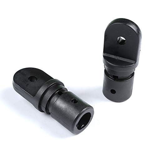 【中古】【未使用・未開封品】(Black, 3/4 Inch ( Inside for 1" tube)) - MxEol Boat Bimini Fittings Top Cover Cap Eye End Nylon Black Pair｜AJIMURA-SHOP
