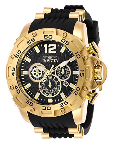 【中古】【未使用・未開封品】Invicta メンズ 26406 プロダイバー クォーツ クロノグラフ ブラックダイヤルウォッチ
