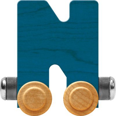 【中古】【未使用・未開封品】NameTrain ブライトレターカー N - アメリカ製 ブルー 10014B